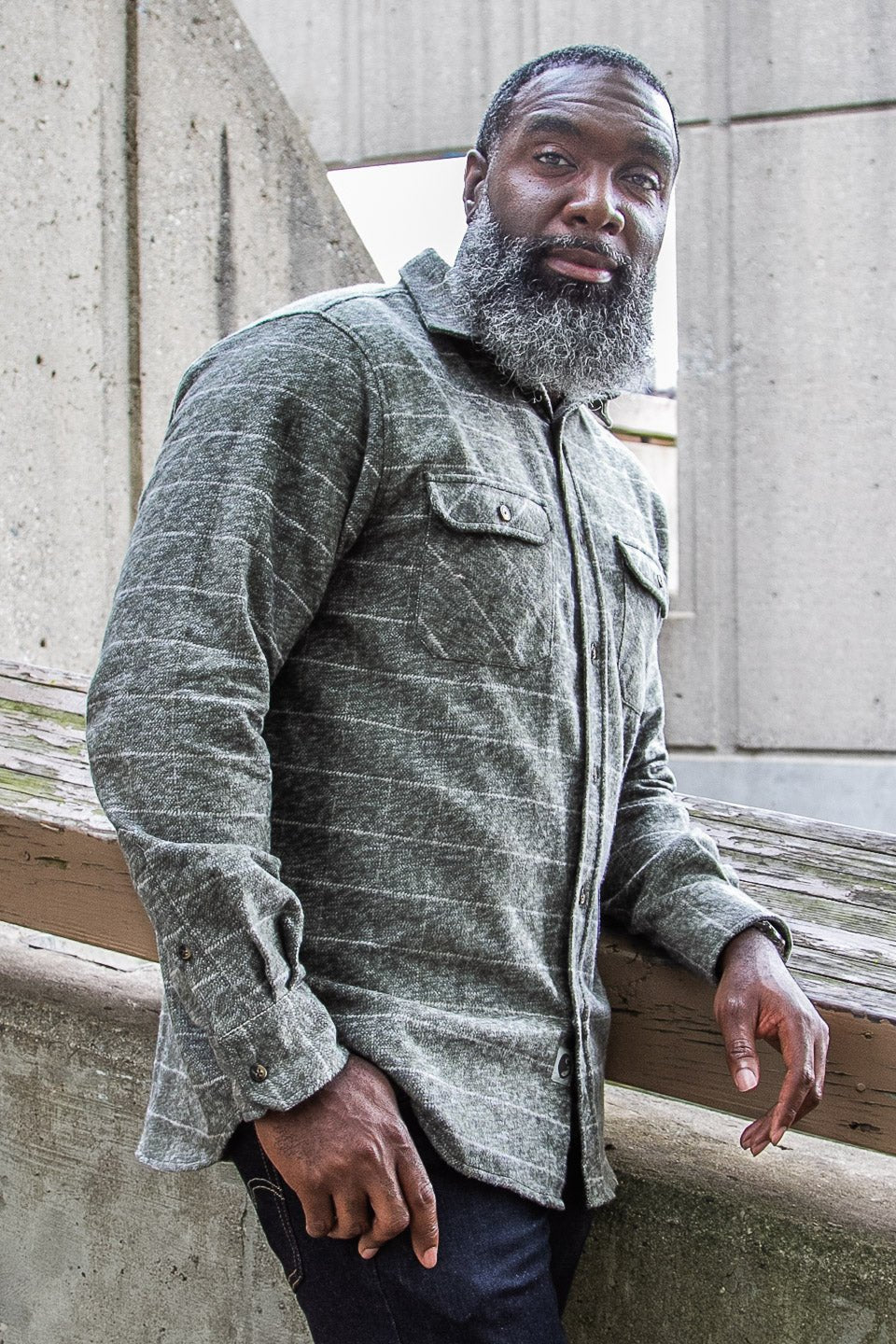 Grand Flannel, Moss Green - Paranoid Ranch