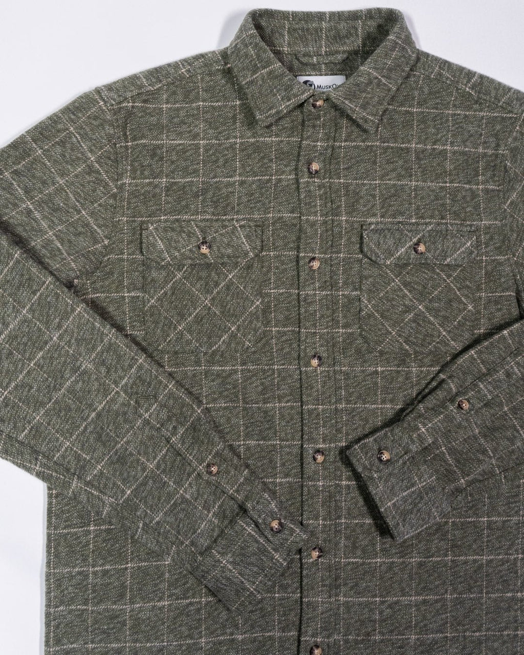 Grand Flannel, Moss Green - Paranoid Ranch