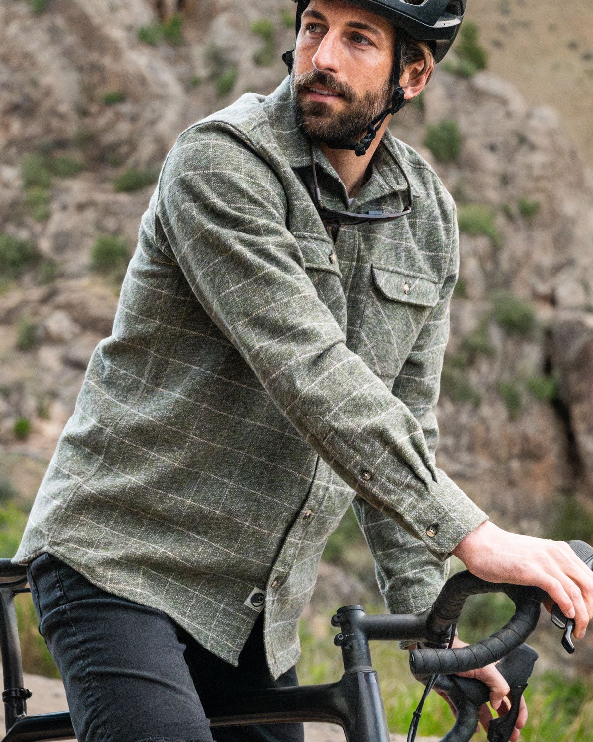 Grand Flannel, Moss Green - Paranoid Ranch