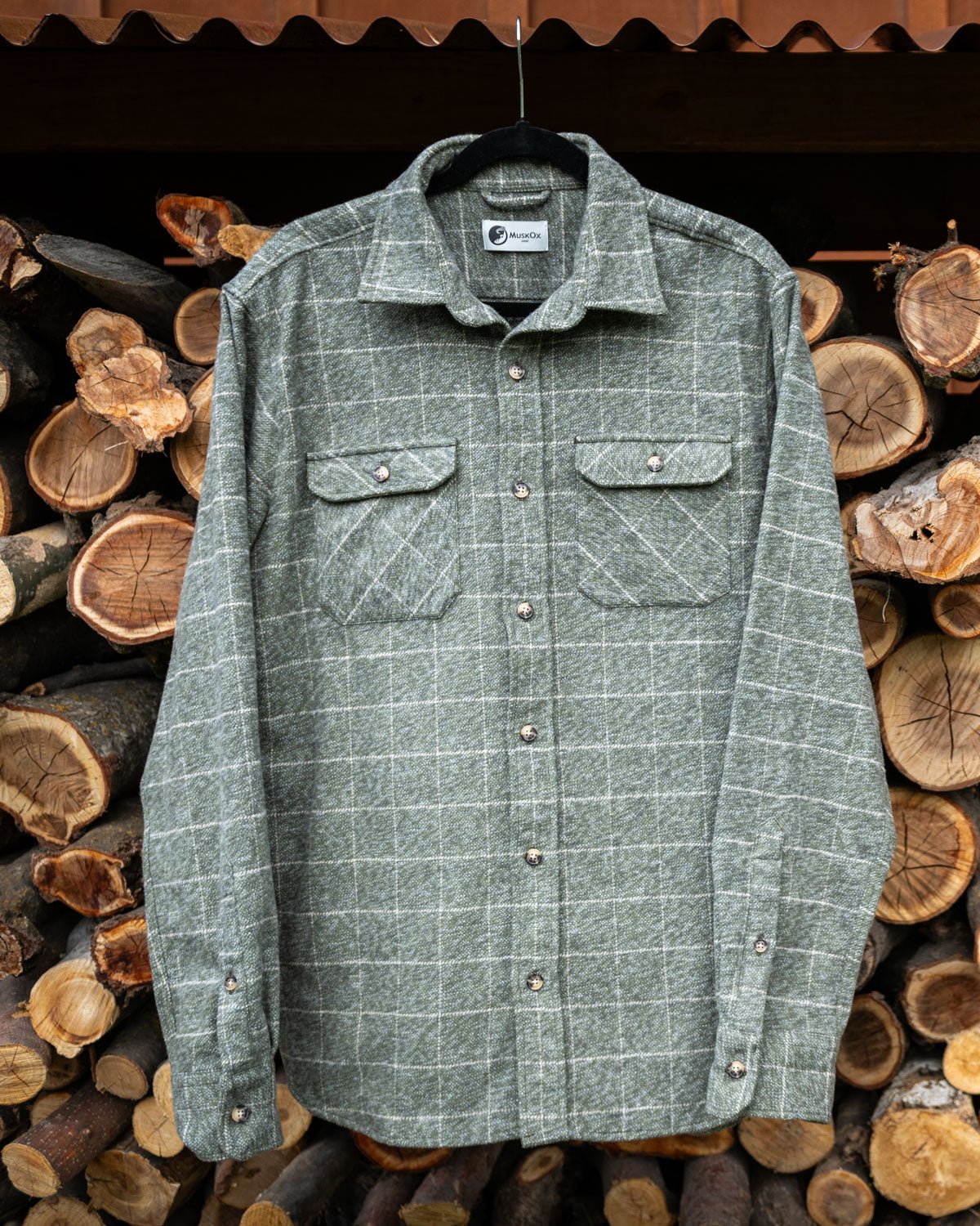 Grand Flannel, Moss Green - Paranoid Ranch