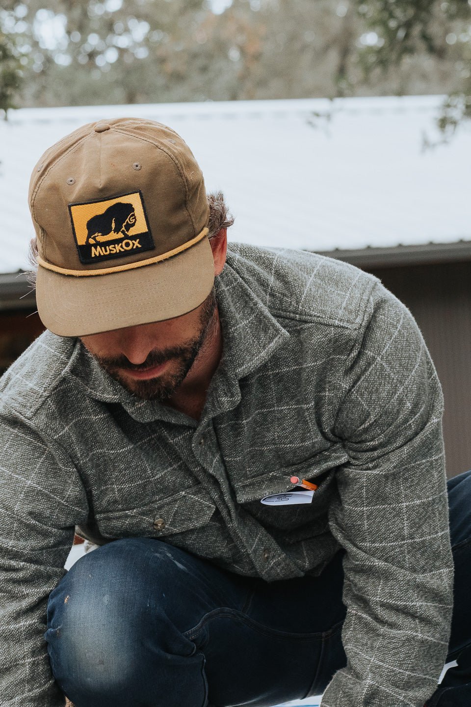 Grand Flannel, Moss Green - Paranoid Ranch