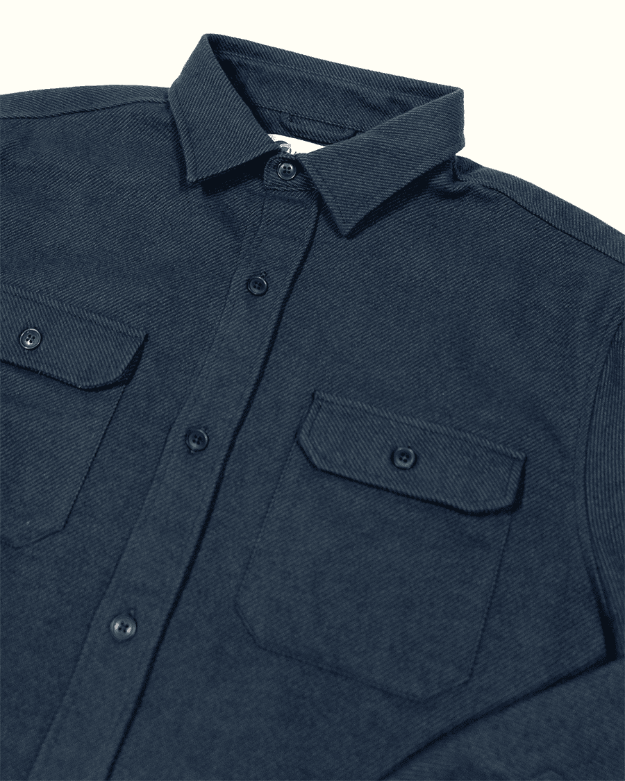 Grand Flannel, Navy - Paranoid Ranch