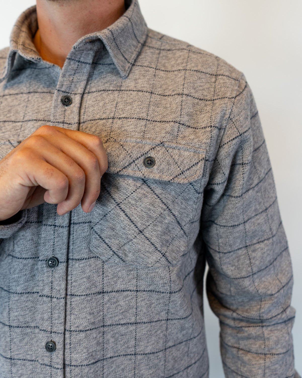 Grand Flannel, Pewter - Paranoid Ranch