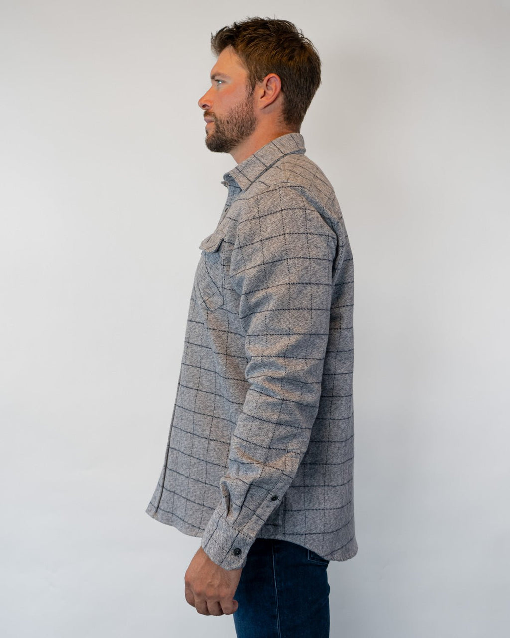 Grand Flannel, Pewter - Paranoid Ranch