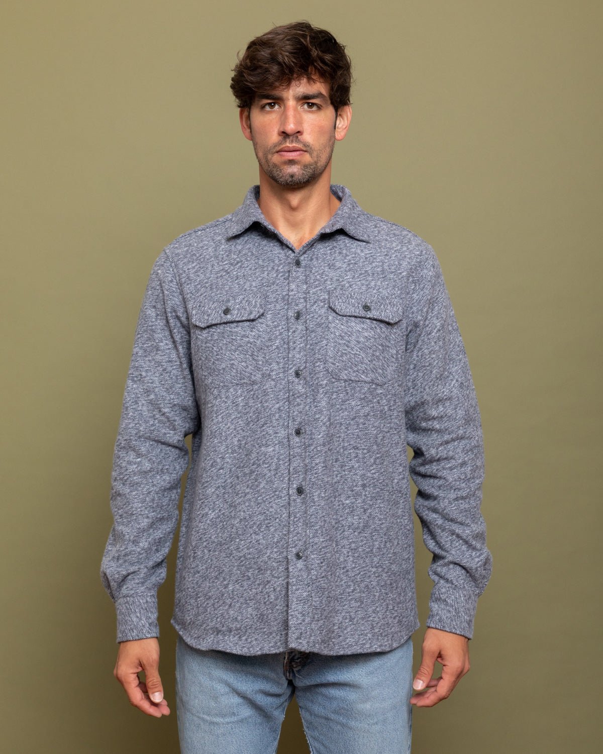 Grand Flannel, Steel Grey - Paranoid Ranch