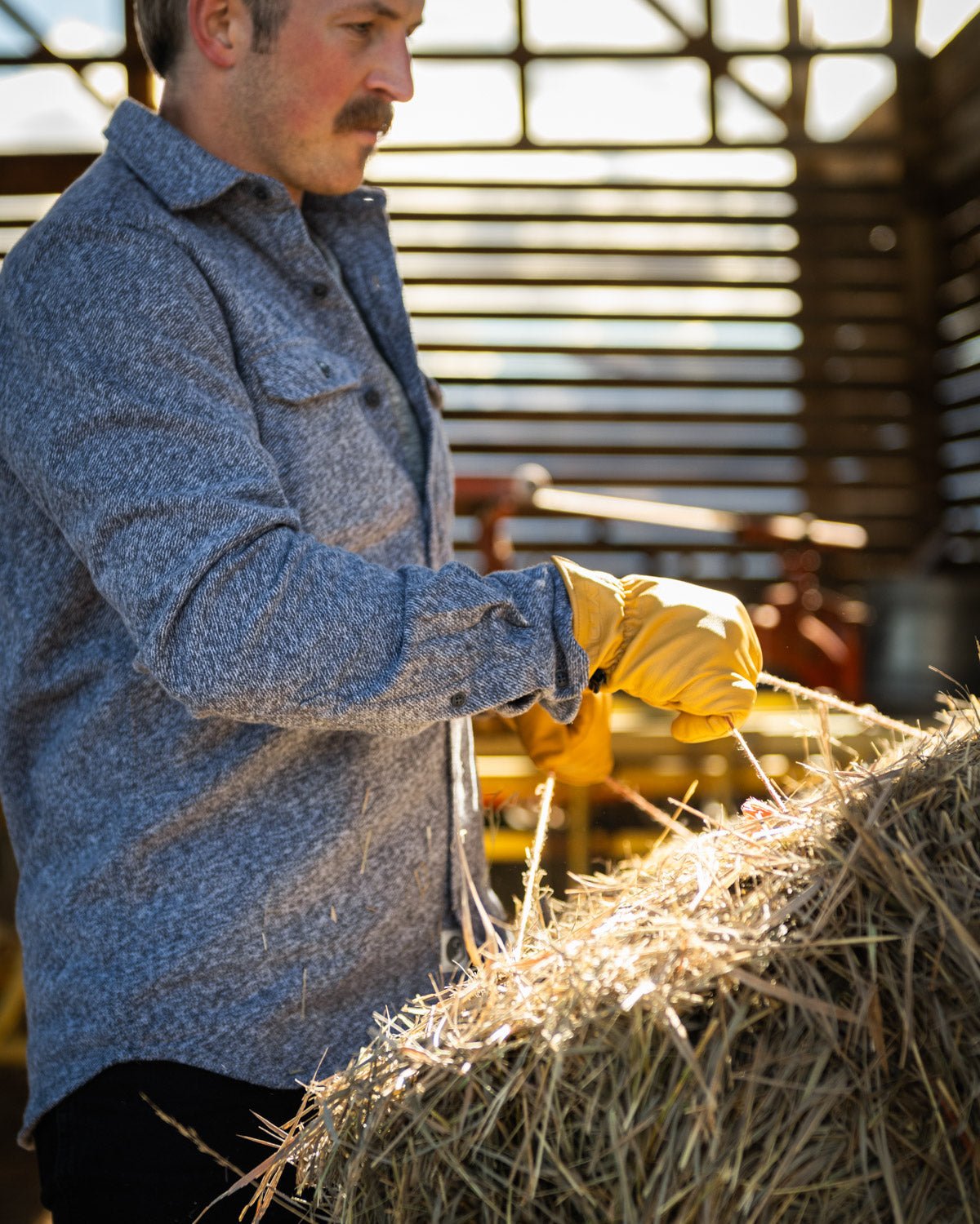 Grand Flannel, Steel Grey - Paranoid Ranch