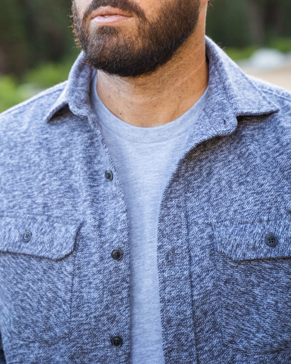 Grand Flannel, Steel Grey - Paranoid Ranch