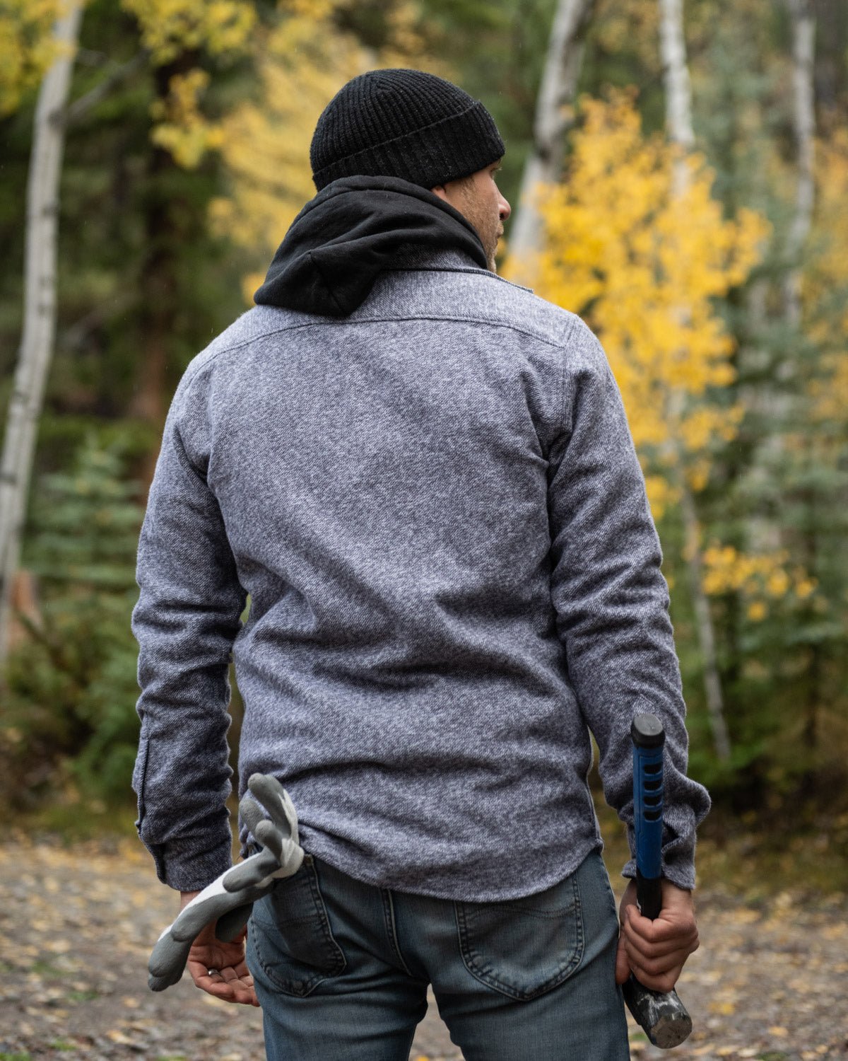 Grand Flannel, Steel Grey - Paranoid Ranch