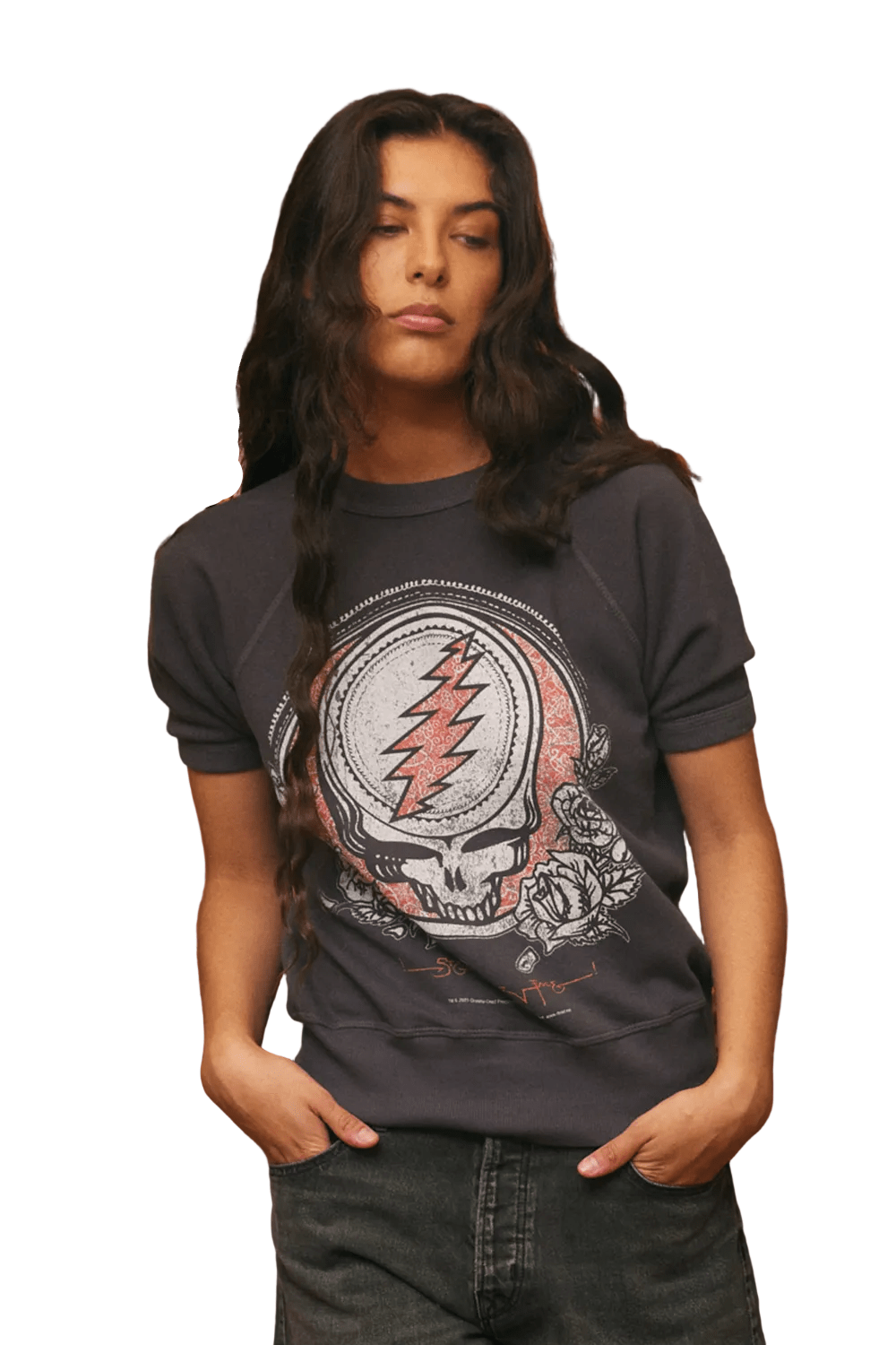 Grateful Dead Steal Your Face Raglan - Paranoid Ranch