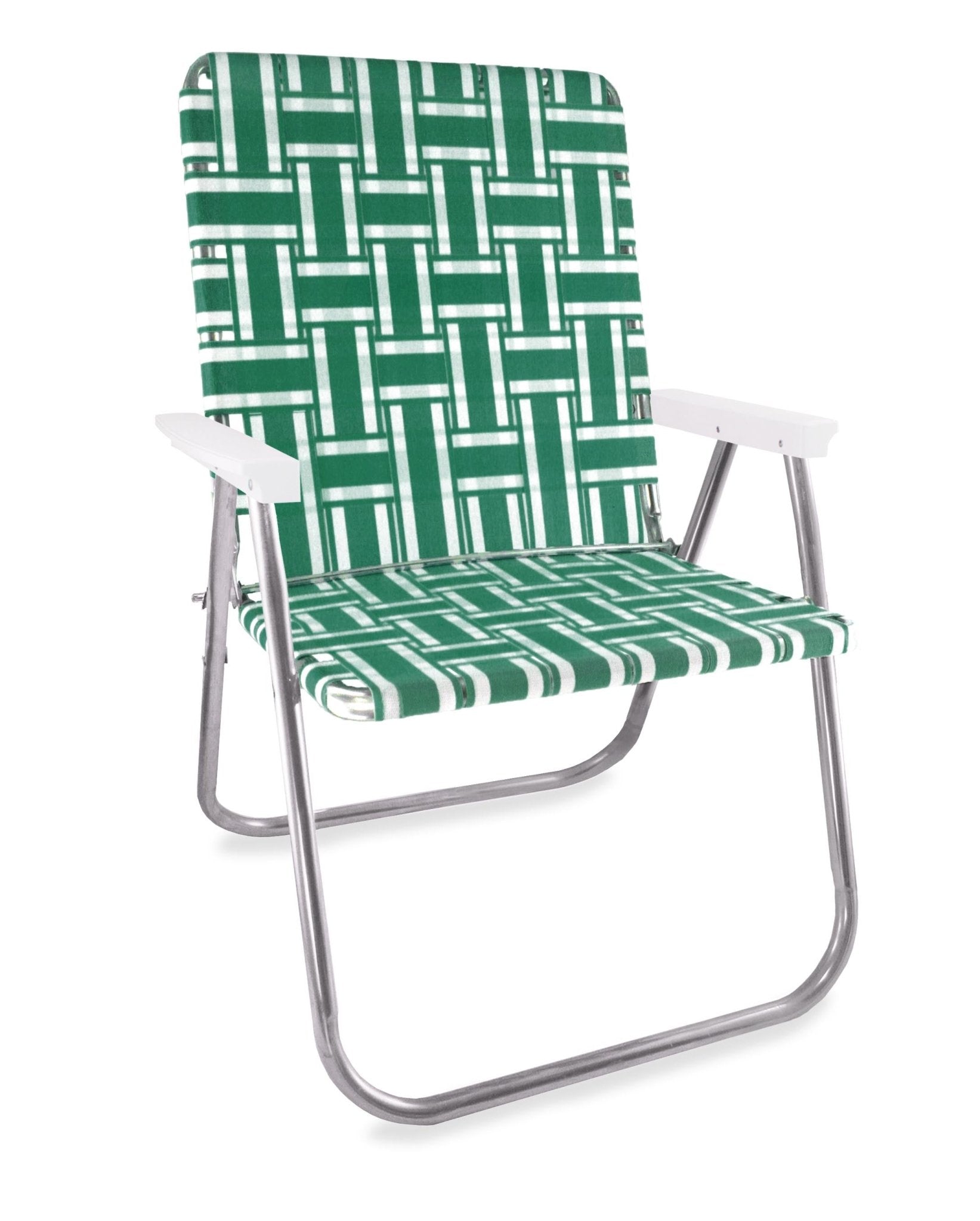 Green and White Stripe Magnum Chair - Paranoid Ranch