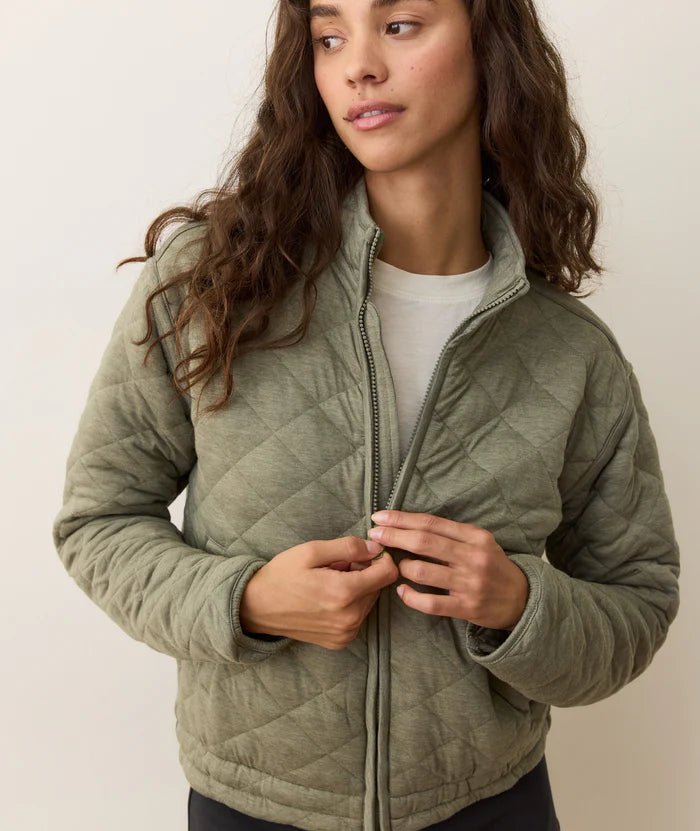 Green Corbet Quilted Jacket from Marine Layer - Paranoid Ranch