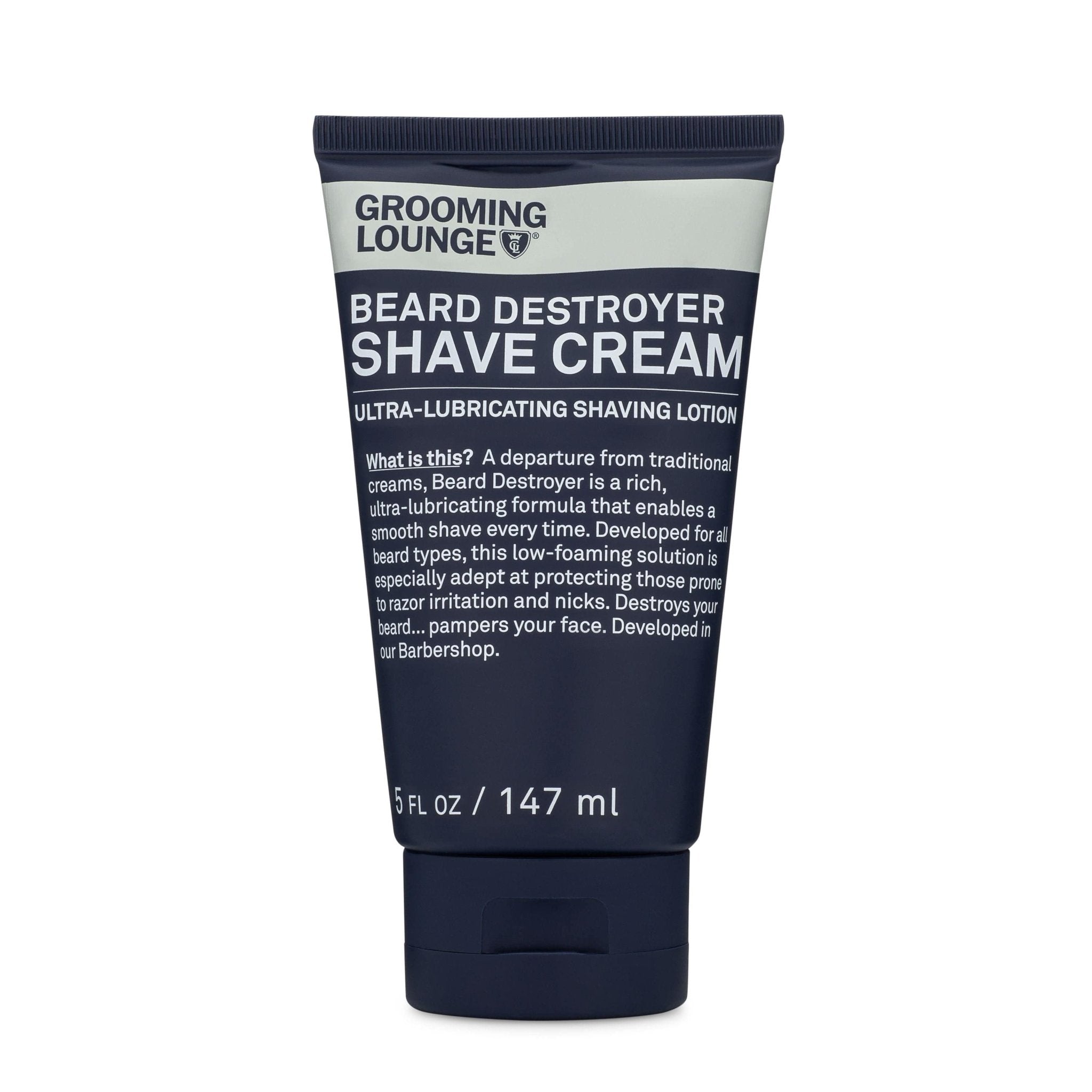 Grooming Lounge Beard Destroyer Shave Cream - Best Shave Cream For Sensitive Skin - Paranoid Ranch