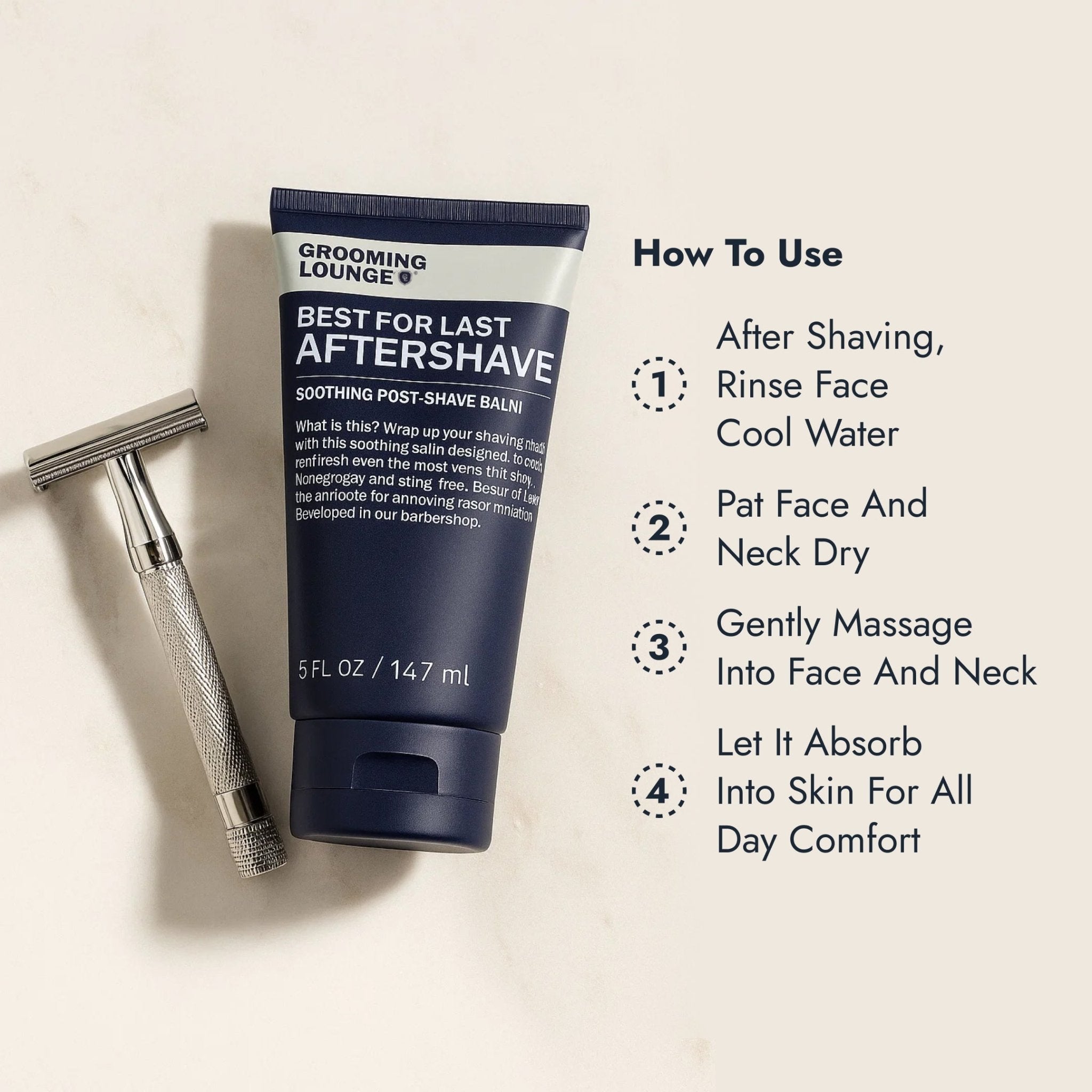 Grooming Lounge Best For Last Aftershave - Best Post Shave Lotion For Men - Paranoid Ranch