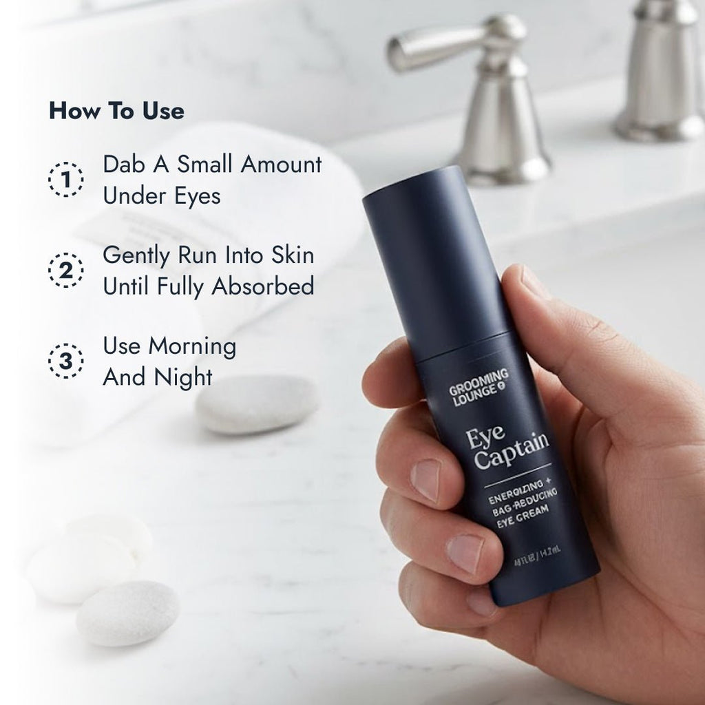 Grooming Lounge Eye Captain - Energizing Under Eye Cream For Men - Paranoid Ranch