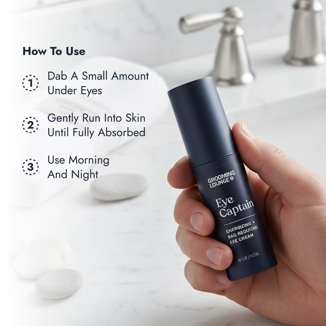 Grooming Lounge Eye Captain - Energizing Under Eye Cream For Men - Paranoid Ranch