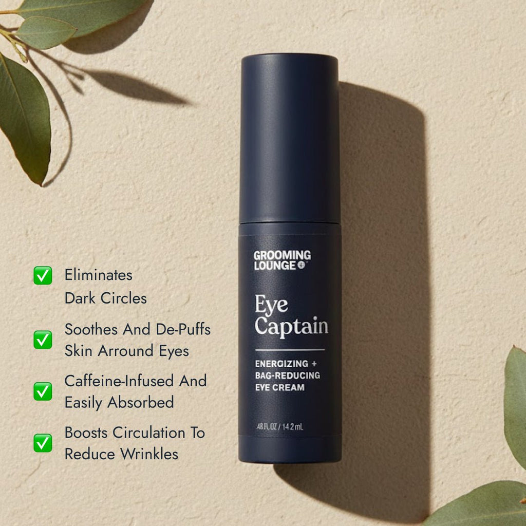 Grooming Lounge Eye Captain - Energizing Under Eye Cream For Men - Paranoid Ranch