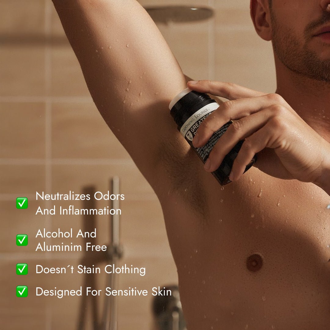 Grooming Lounge Greatest Pits Deodorant - Aluminum & Alcohol - Free Deodorant - Paranoid Ranch