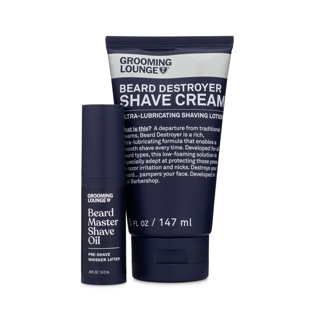 Grooming Lounge Oil & Cream Shaving Cocktail Set (Save $7) - Paranoid Ranch