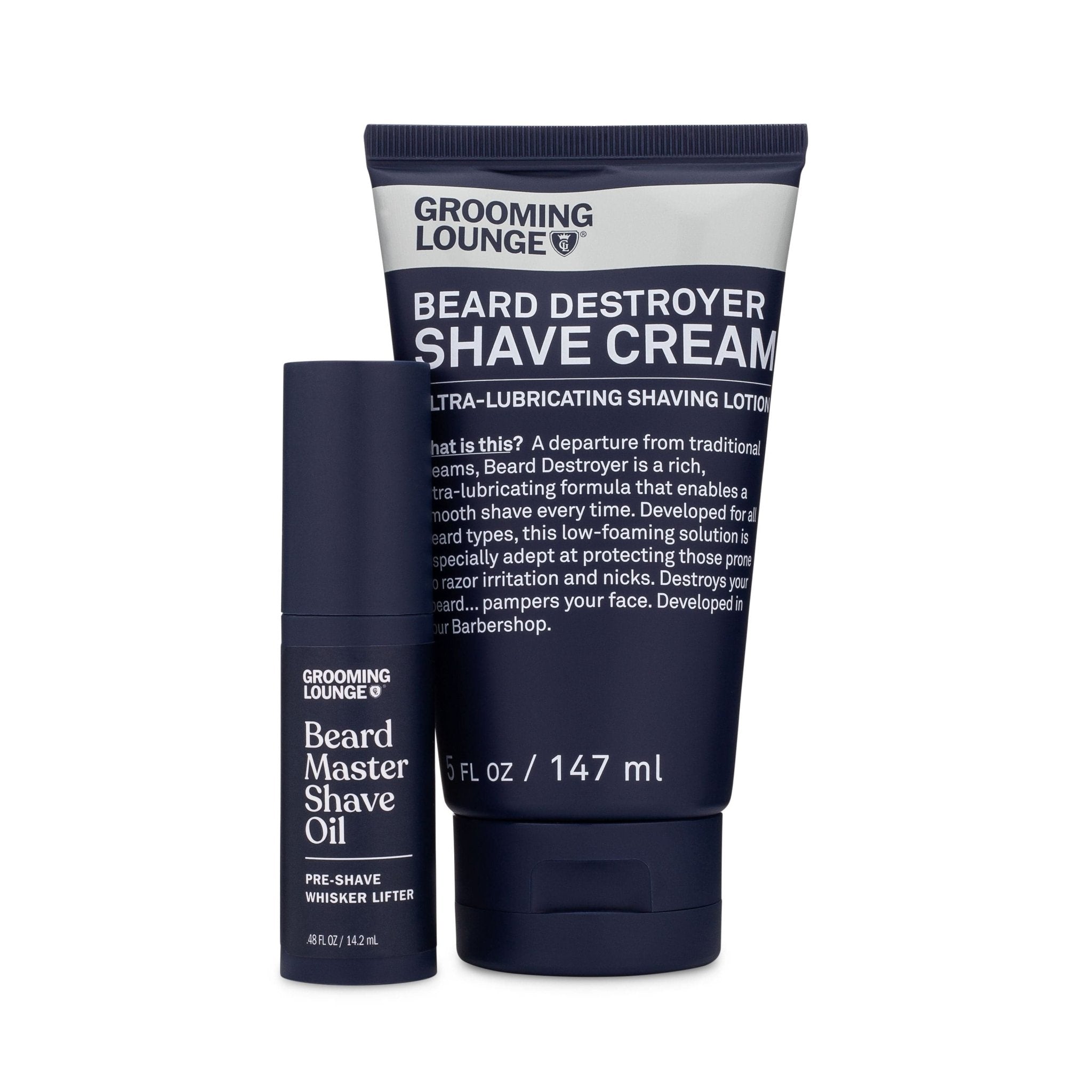 Grooming Lounge Oil & Cream Shaving Cocktail Set (Save $7) - Paranoid Ranch