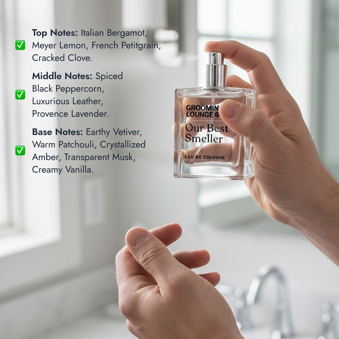 Grooming Lounge Our Best Smeller Cologne - Black Pepper Fragrance For Men - Paranoid Ranch