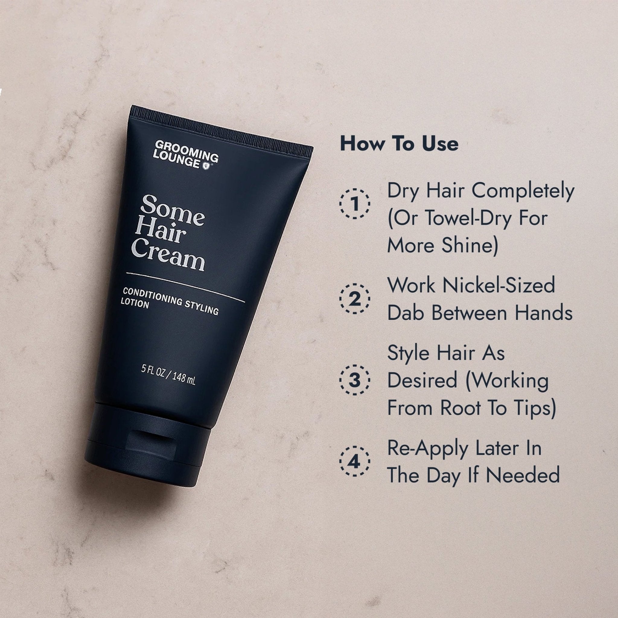 Grooming Lounge Some Hair Cream - Best Hair Styling Lotion For Men - Paranoid Ranch