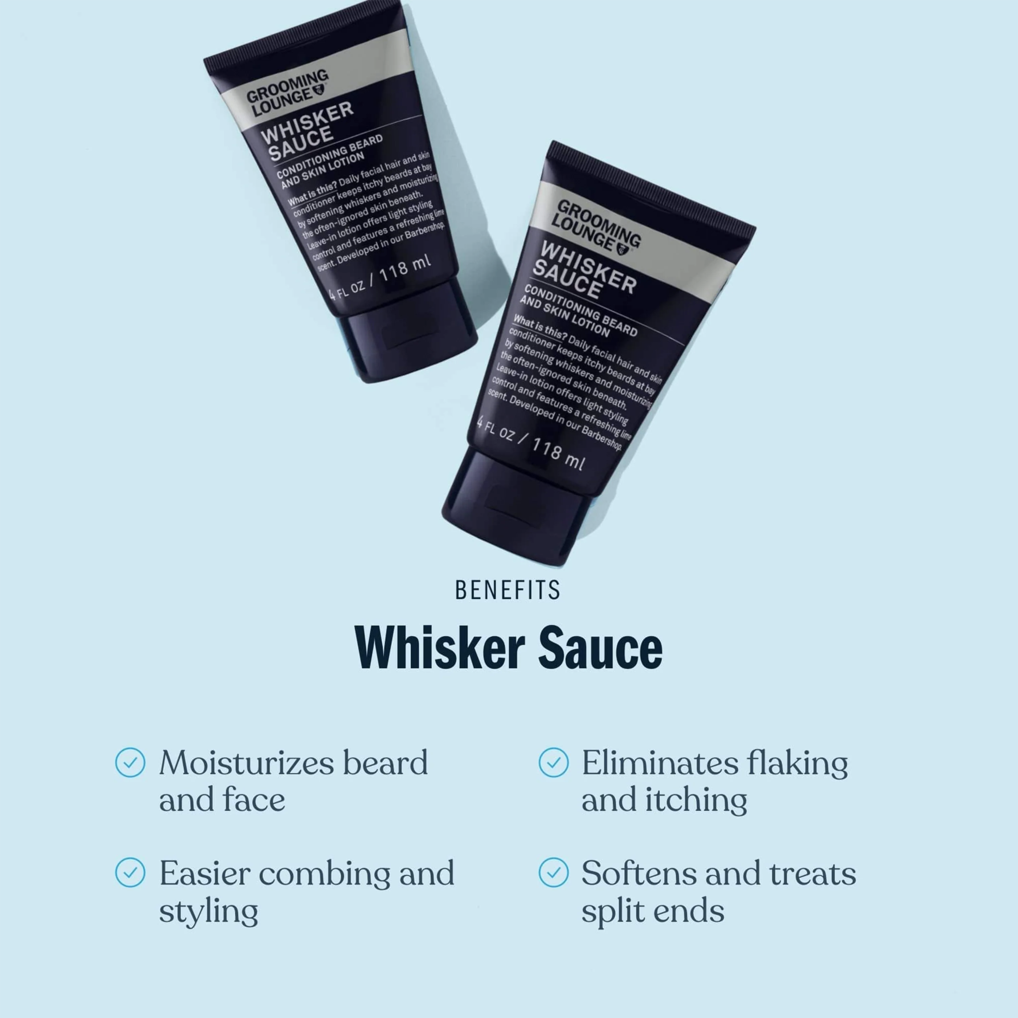 Grooming Lounge Whisker Sauce 2 Pack (Save $5) - Paranoid Ranch