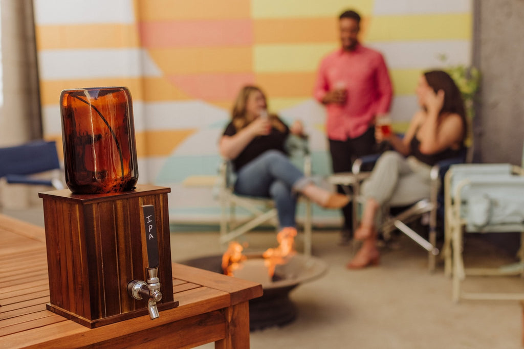 Growler Tap with 64 oz. Glass Growler - Paranoid Ranch