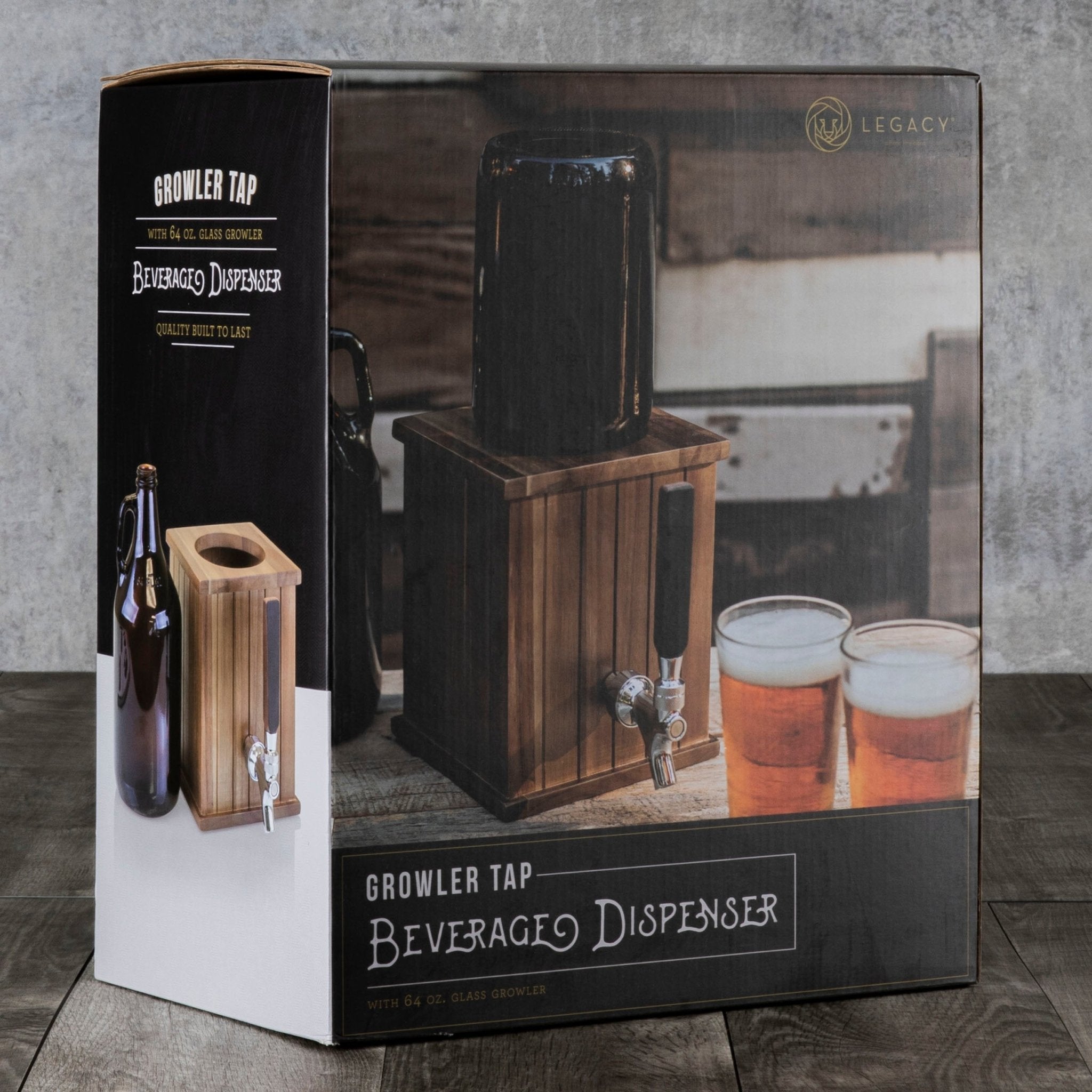 Growler Tap with 64 oz. Glass Growler - Paranoid Ranch