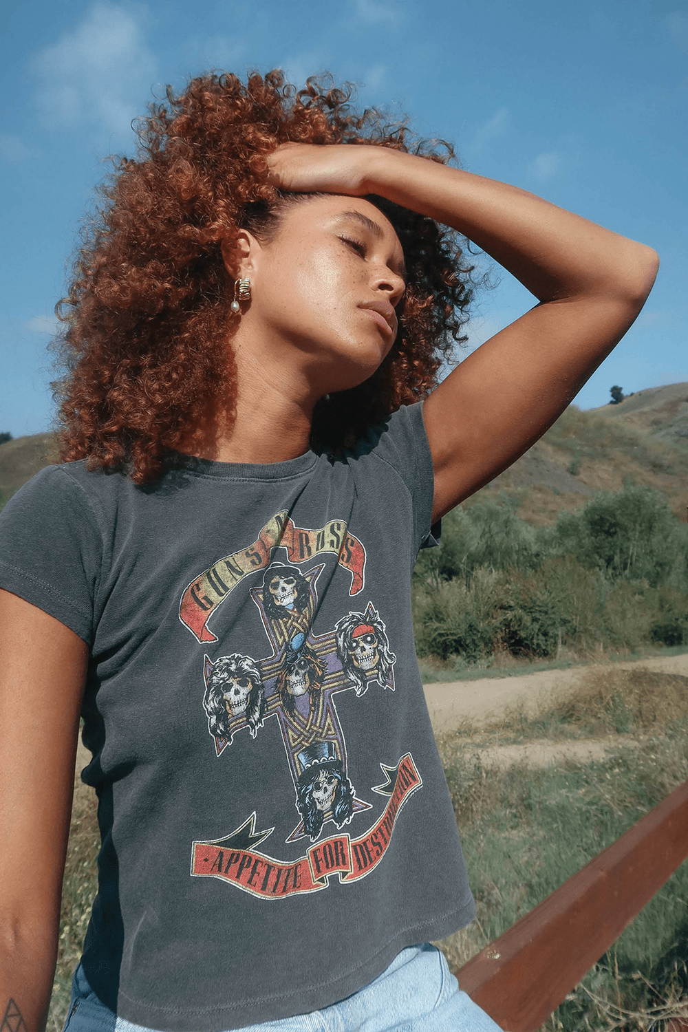 Guns N Roses Appetite For Destruction Shrunken Tee - Paranoid Ranch
