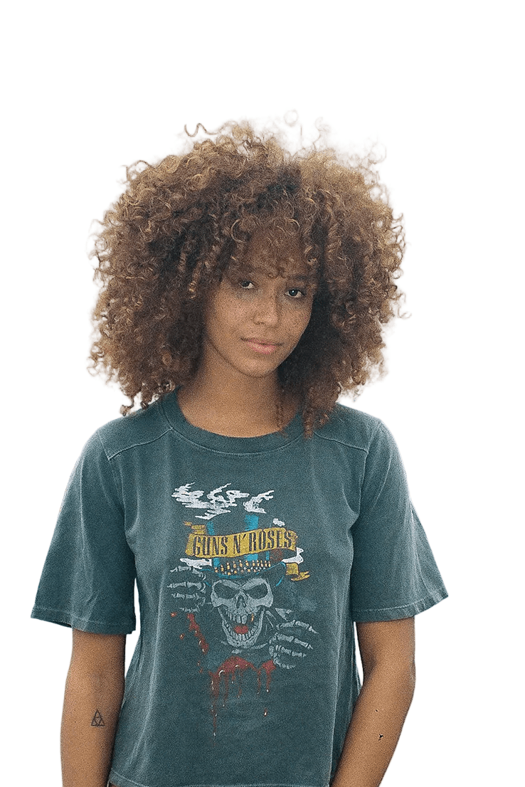 Guns N Roses Top Hat Skull Tee - Paranoid Ranch
