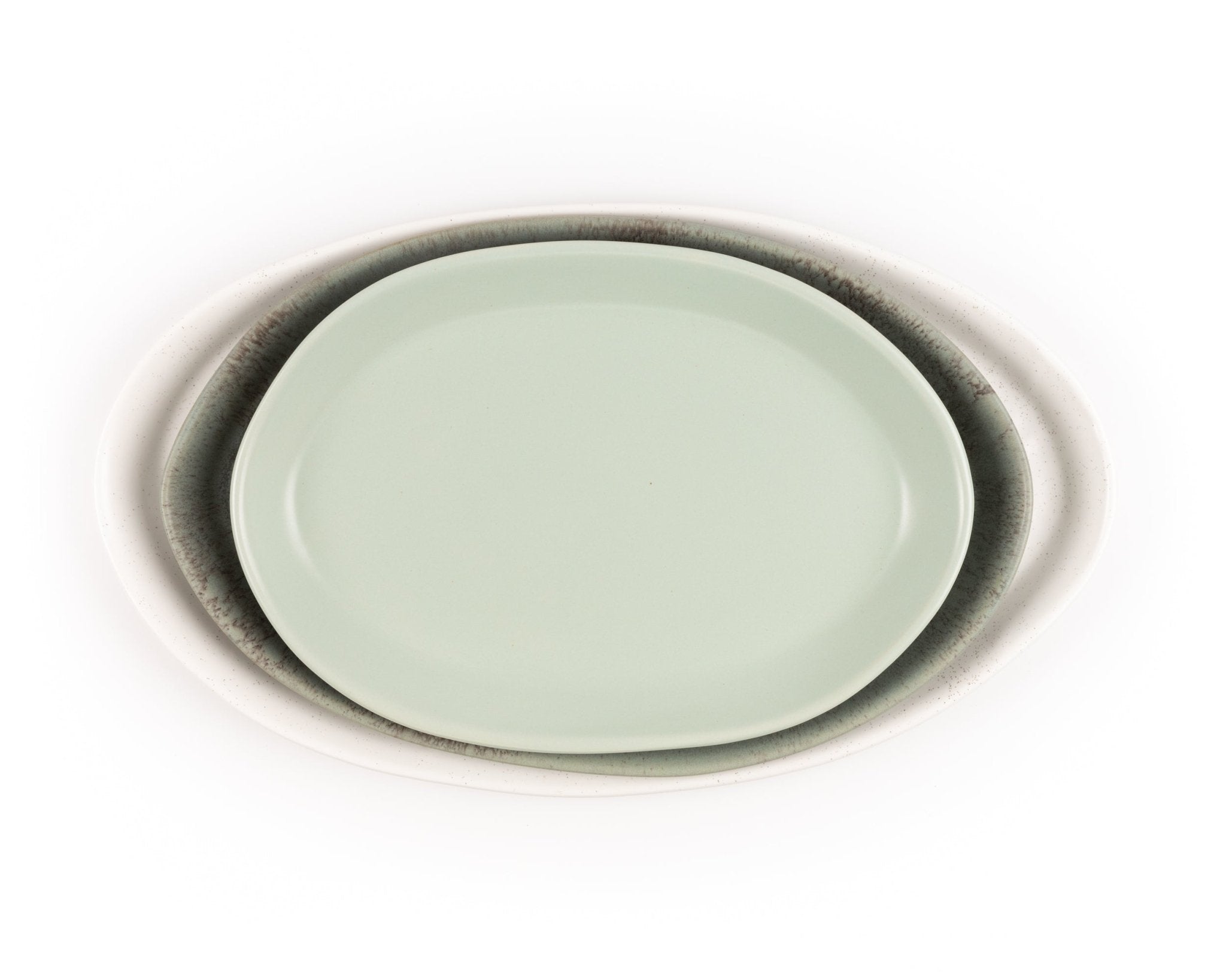 Haand 3 Piece Serving Platter Set - Paranoid Ranch