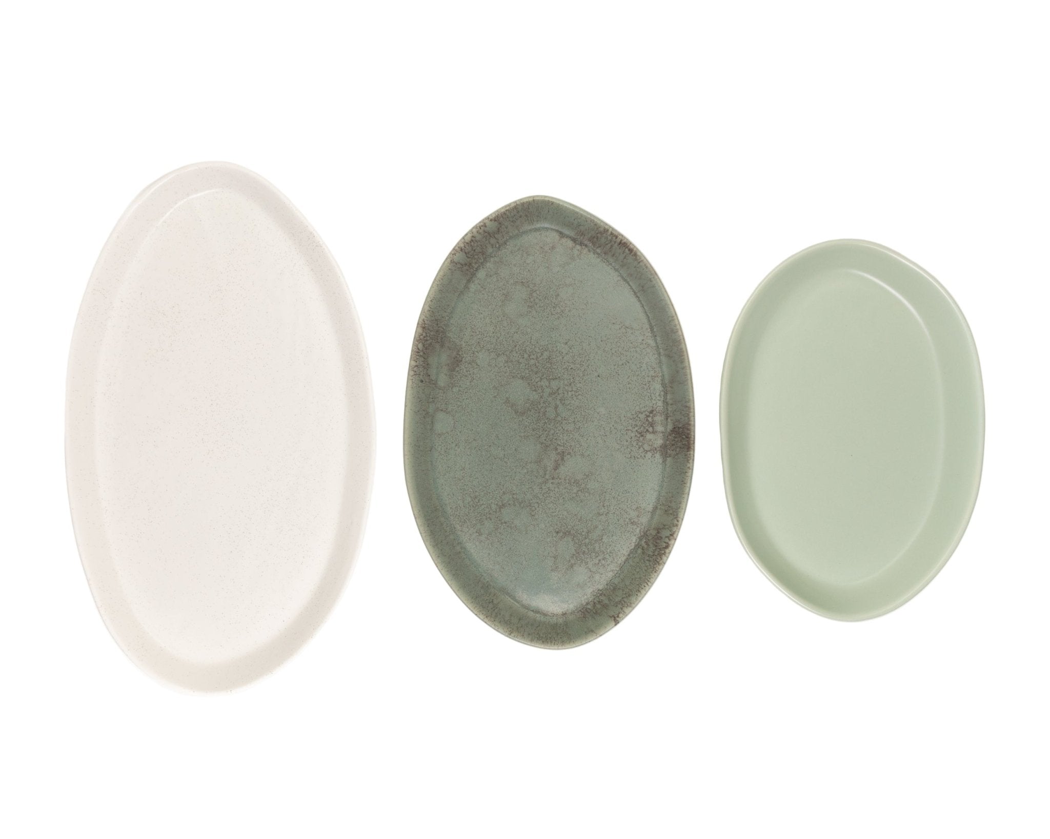 Haand 3 Piece Serving Platter Set - Paranoid Ranch