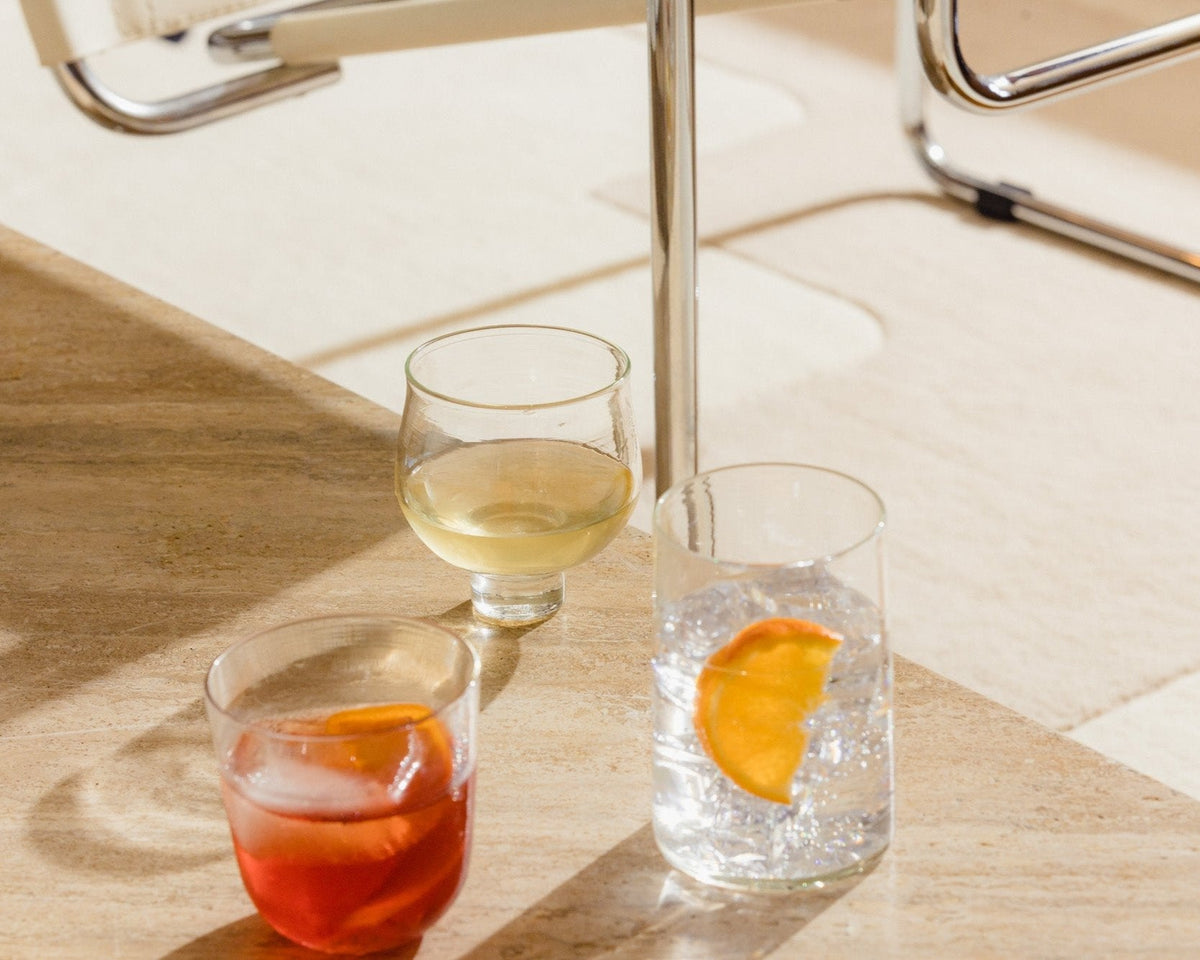 Hand Blown Highball Glasses - Paranoid Ranch