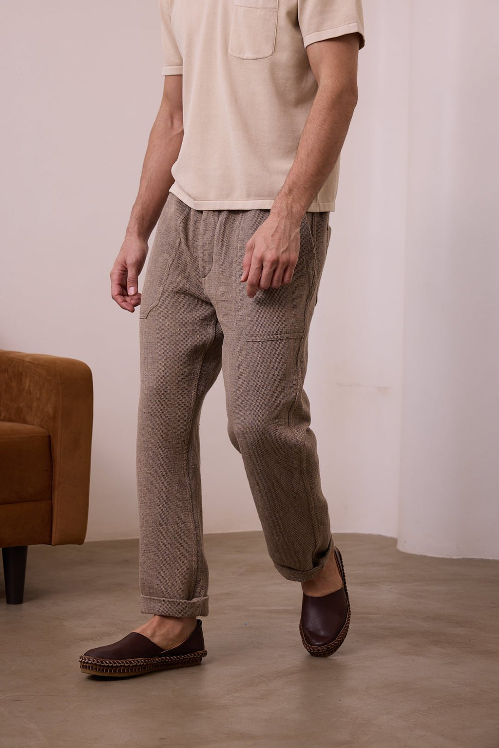 HARSHAD UTILITY PANT - HONEYCOMB GREY - Paranoid Ranch