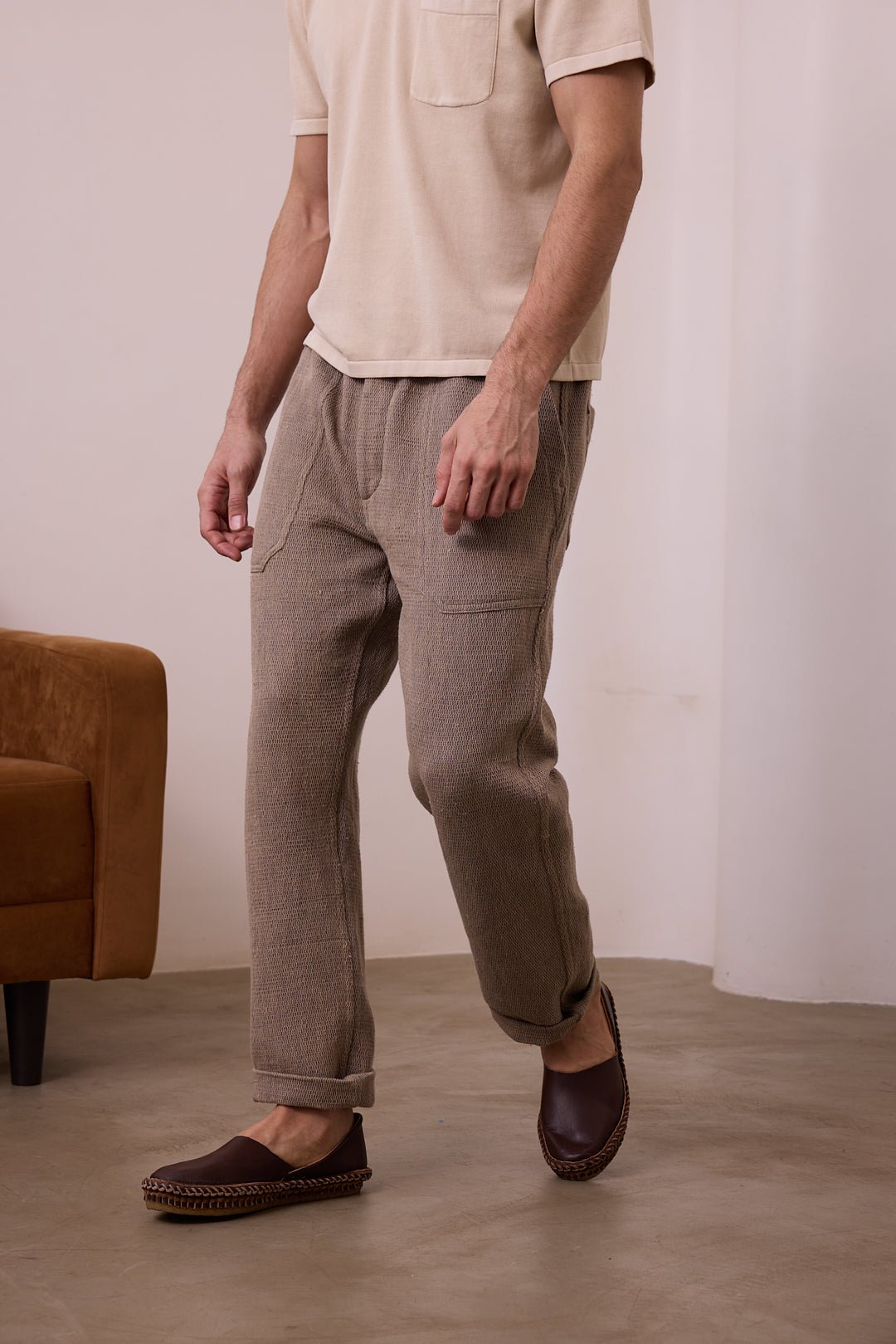 HARSHAD UTILITY PANT - HONEYCOMB GREY - Paranoid Ranch