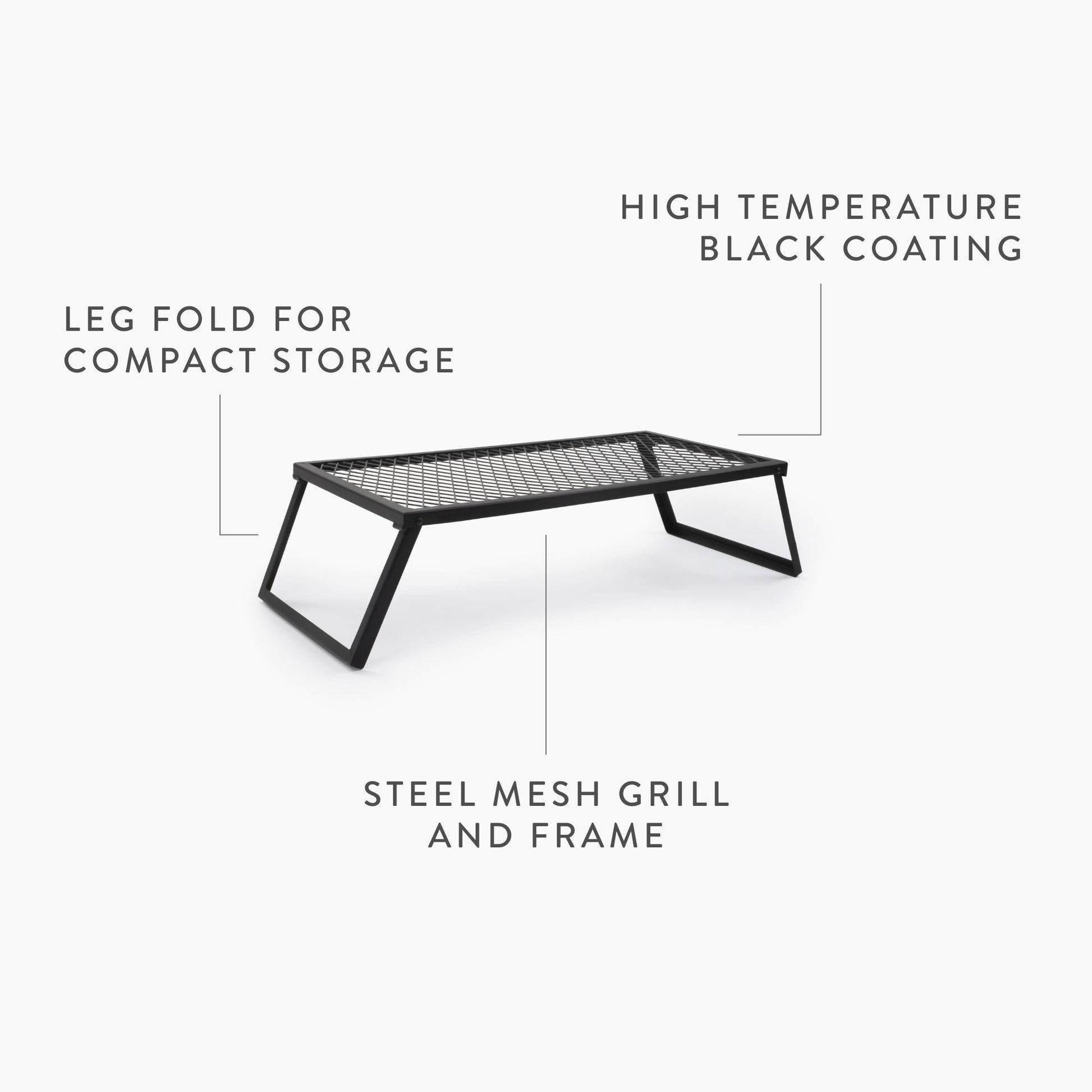 Heavy Duty Grill Grate - Rectangular - Paranoid Ranch