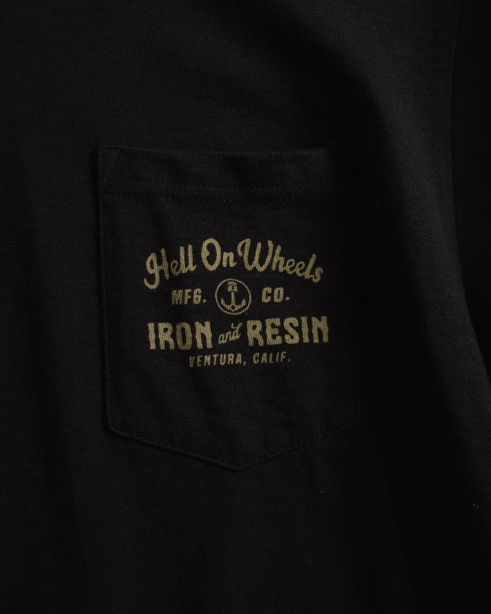 Hell On Wheels Pocket Tee - Paranoid Ranch