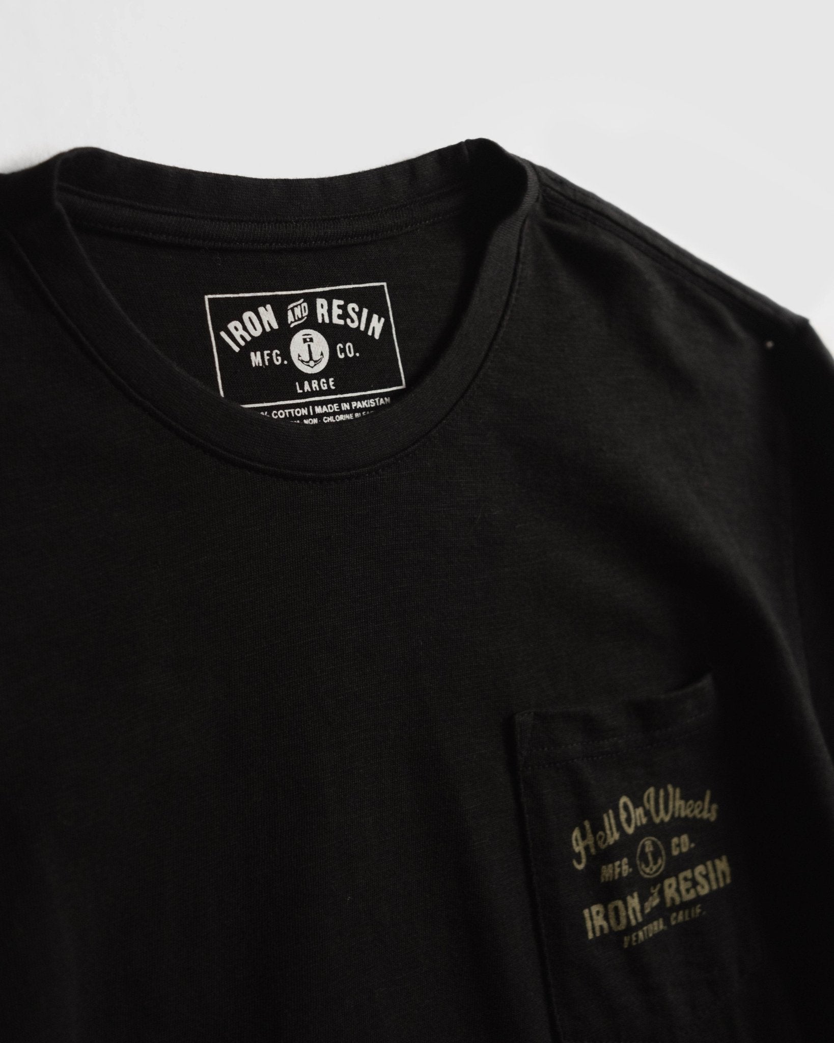 Hell On Wheels Pocket Tee - Paranoid Ranch