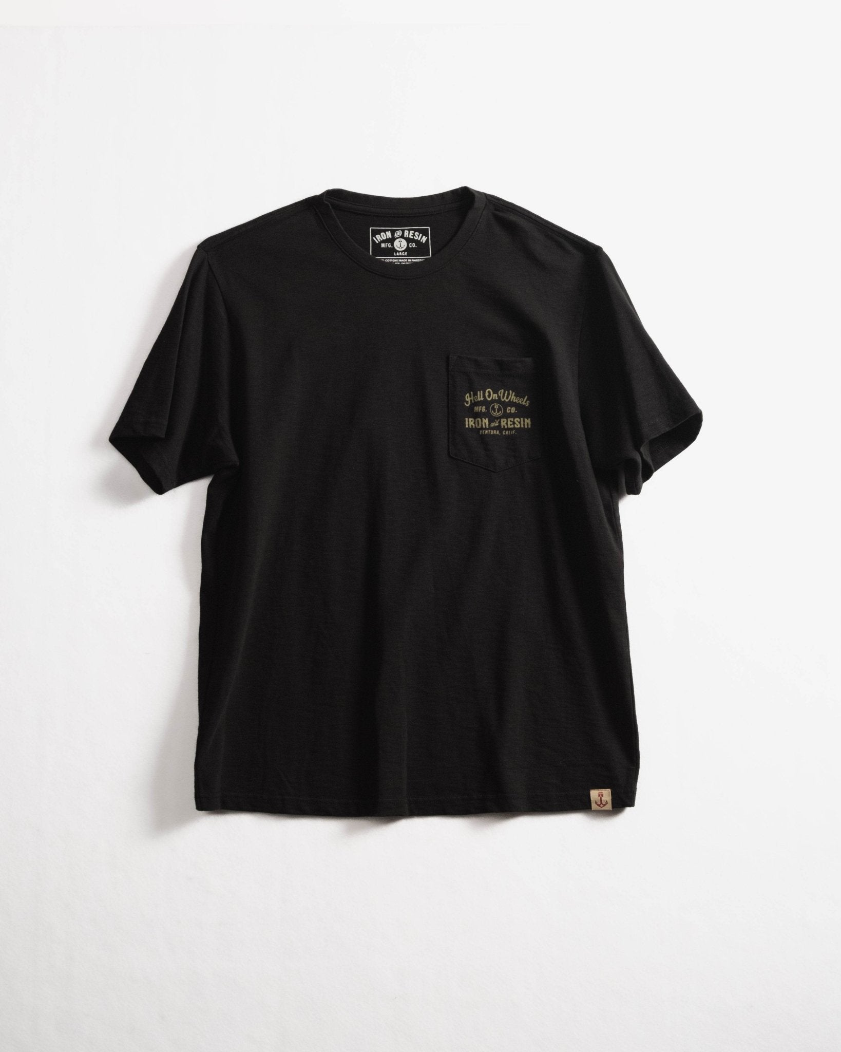 Hell On Wheels Pocket Tee - Paranoid Ranch