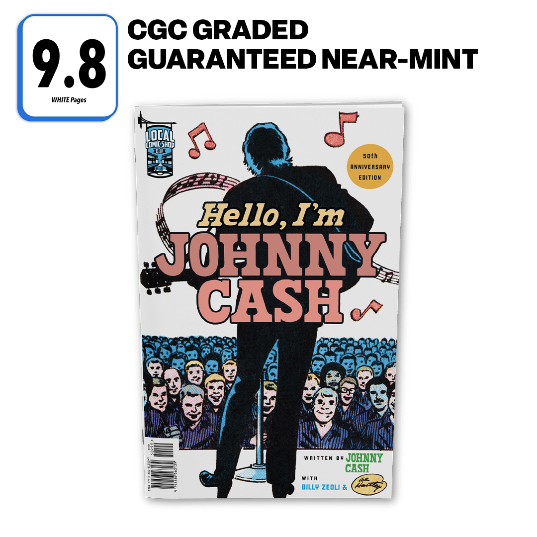 Hello, I'm Johnny Cash - Comic Book (Chip Kidd Cover Variant) CGC 9.8 - Paranoid Ranch