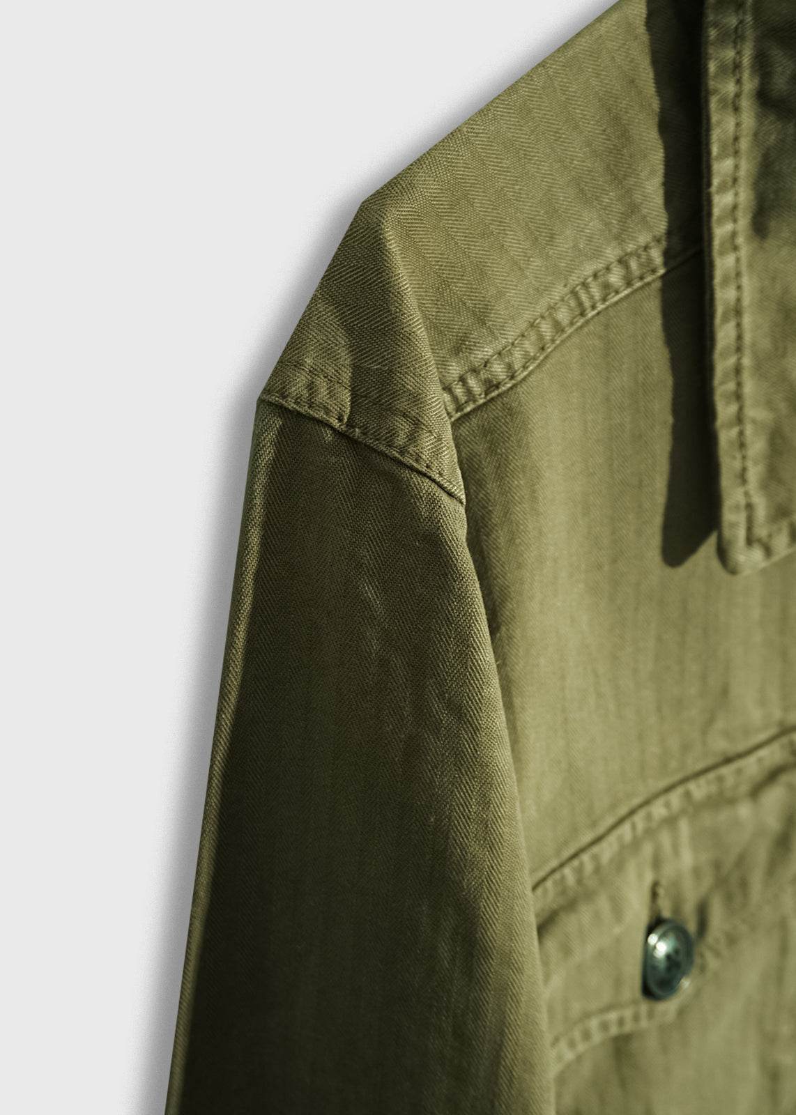 Herringbone Military Jacket - Paranoid Ranch