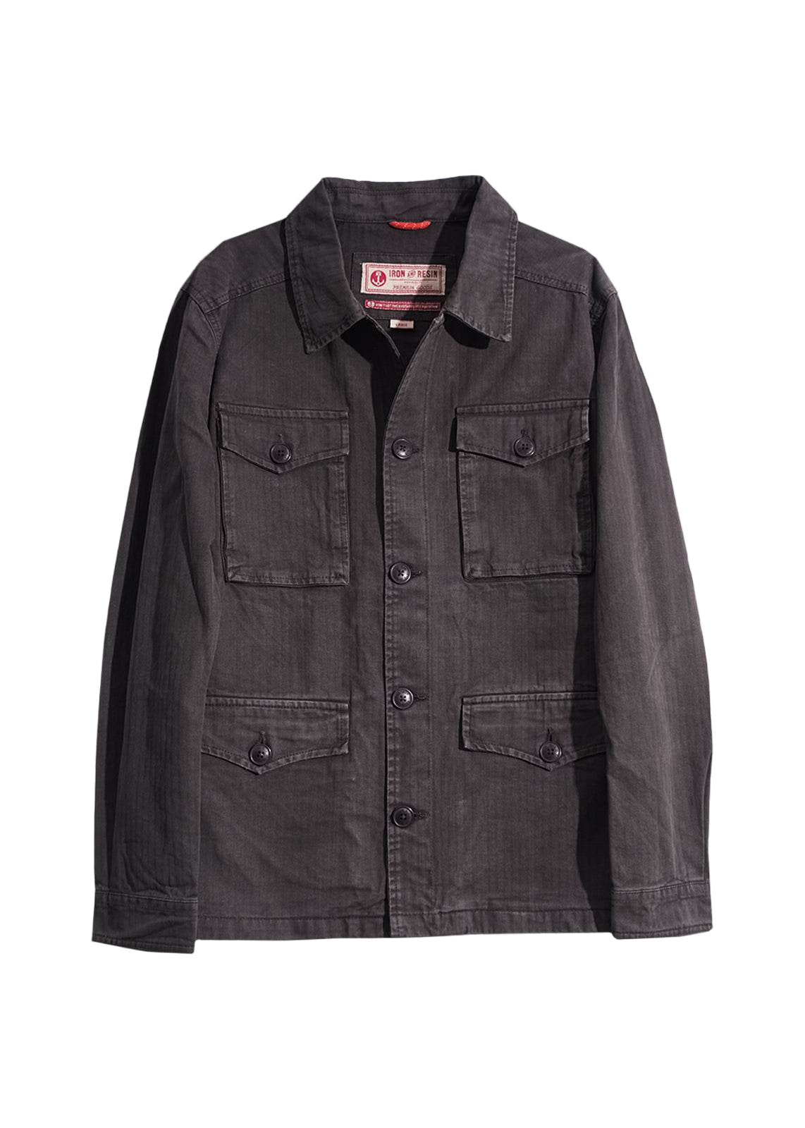 Herringbone Military Jacket - Paranoid Ranch