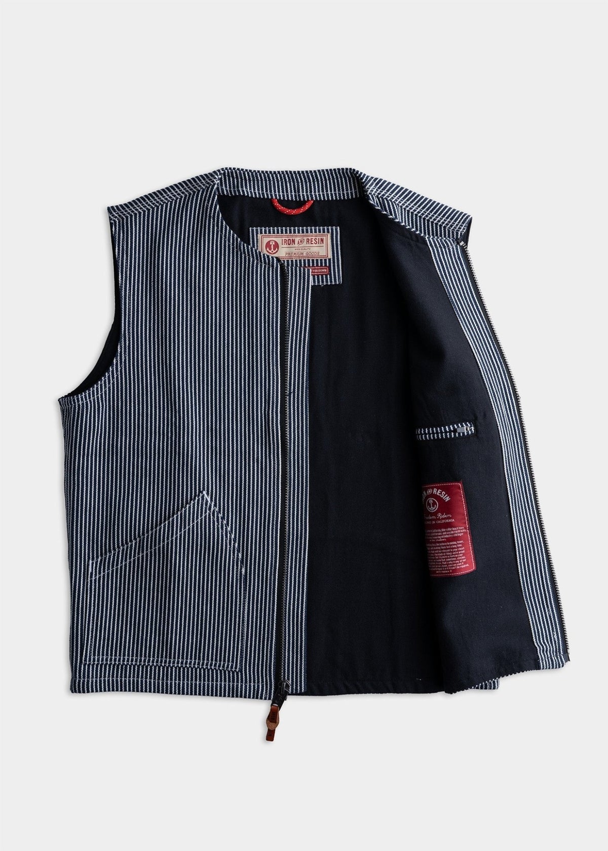 Highland Vest - Hickory Stripe - Paranoid Ranch