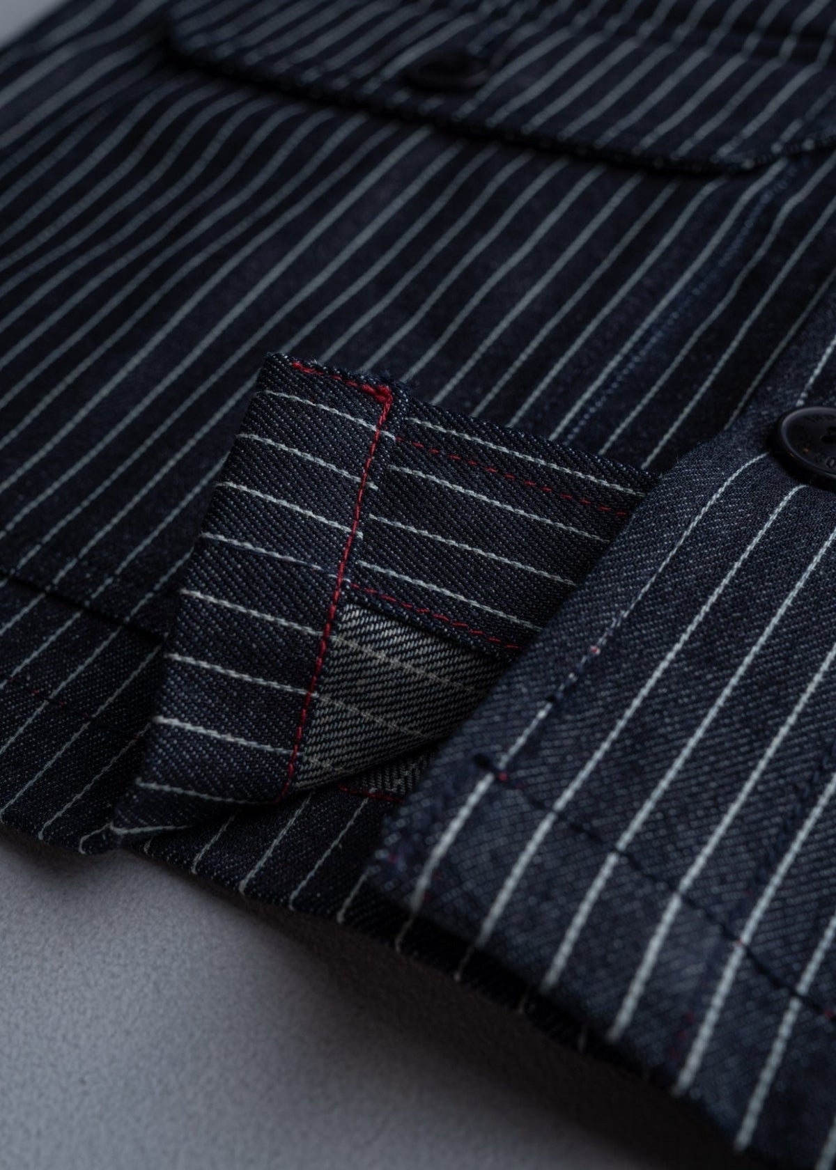 Hill Striped Denim Jacket - Paranoid Ranch