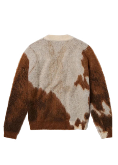 Horse Knit Cardigan | Brown - Paranoid Ranch