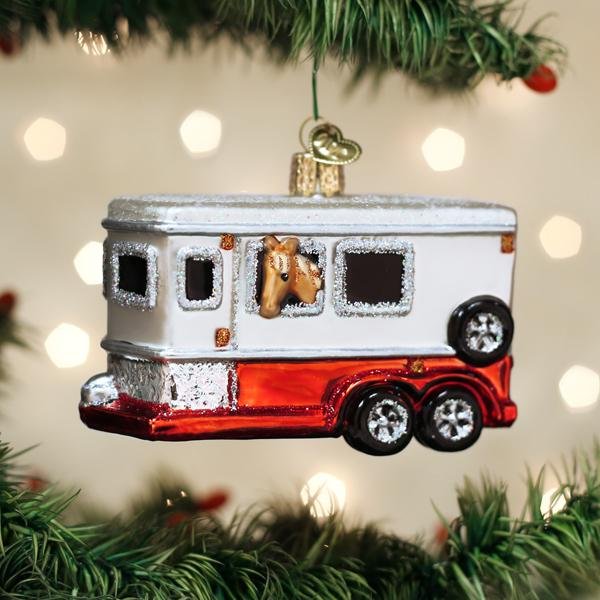 Horse Trailer Ornament - Paranoid Ranch