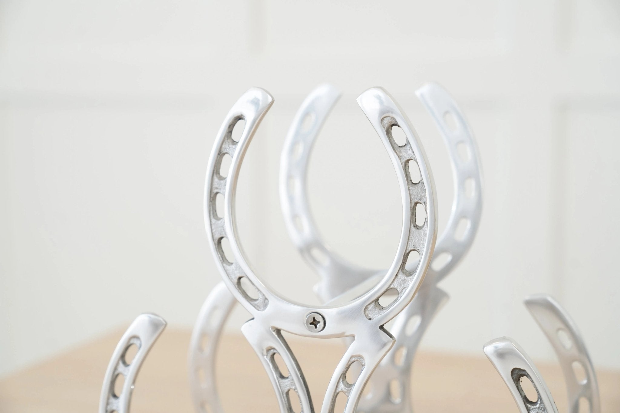 Horseshoe 3 - Bottle Wine Rack - Paranoid Ranch