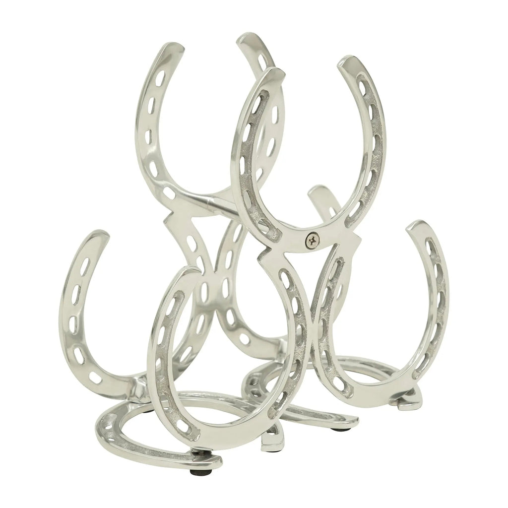 Horseshoe 3 - Bottle Wine Rack - Paranoid Ranch