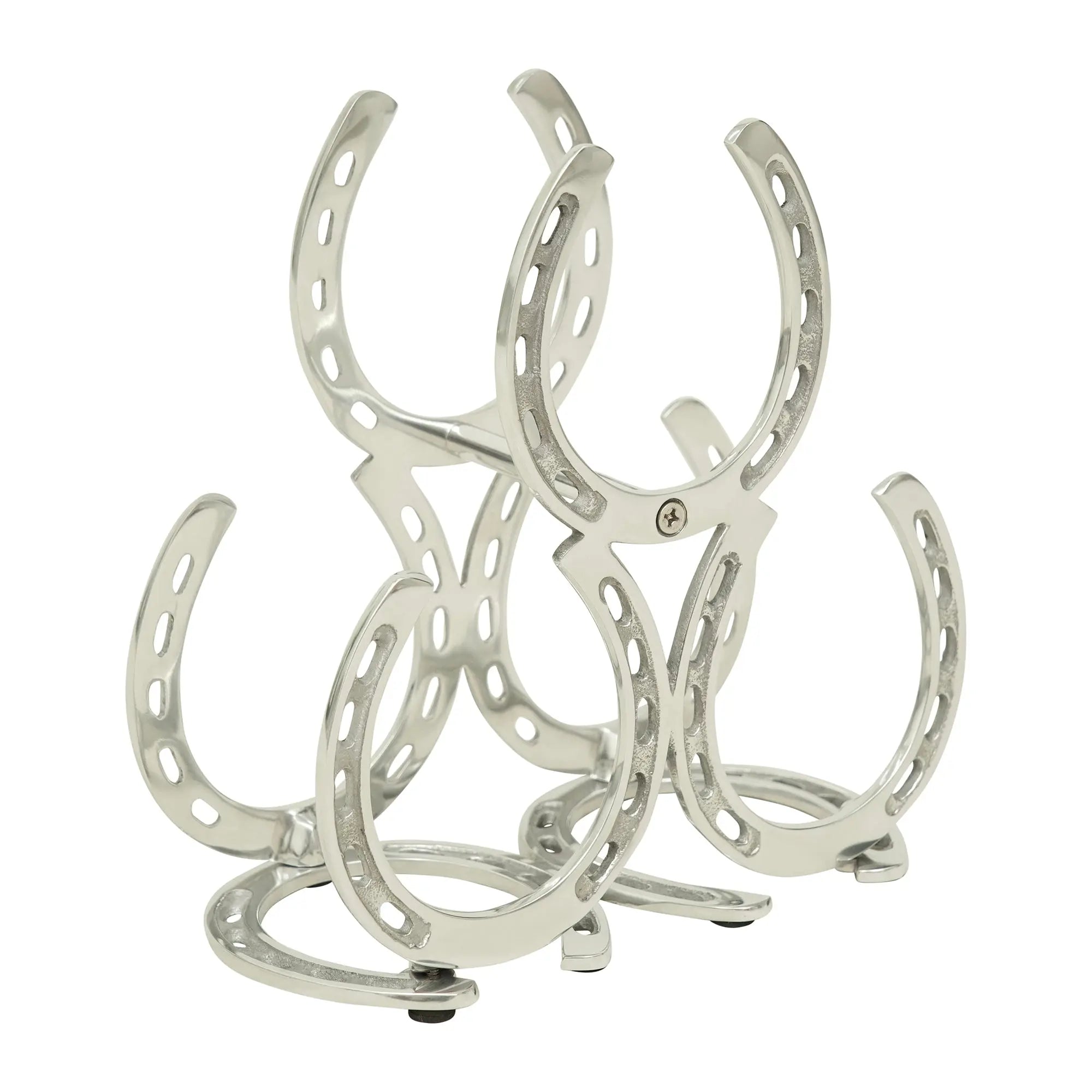 Horseshoe 3 - Bottle Wine Rack - Paranoid Ranch