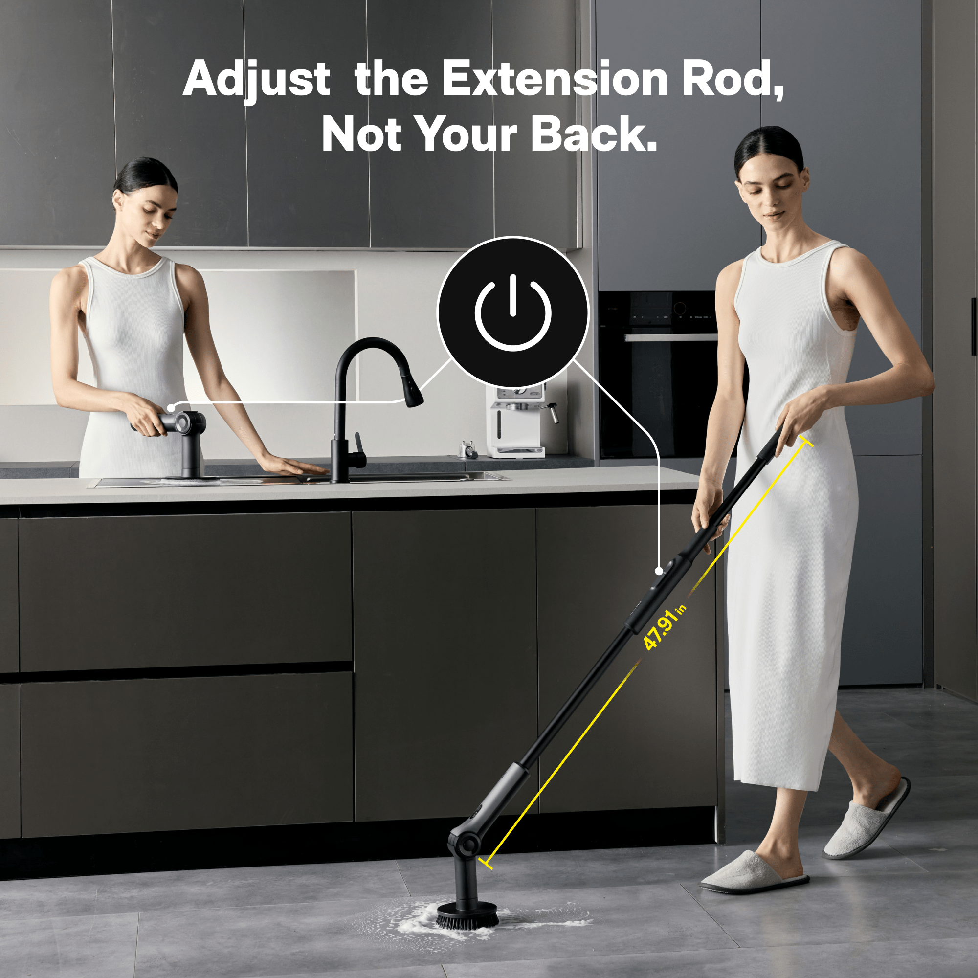 HOTO Flexi™ Cordless Spin Scrubber - Paranoid Ranch